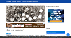 Desktop Screenshot of parvovirus.info